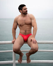 8x10 Male Model Photo Print Muscular Handsome Steve Grand Hunk -JJ323 picture