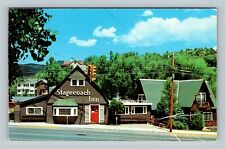 Manitou Springs CO, Stagecoach Inn, Colorado Vintage Postcard picture