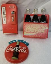 Vintage 1993-95 Coke/Coca-Cola lot of 3 Refrigerator Magnets    RARE (12) picture