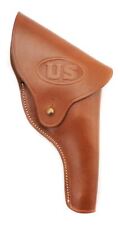 US Smith & Wesson Victory Model Revolver Holster Full Flap US Embossed in Brown picture