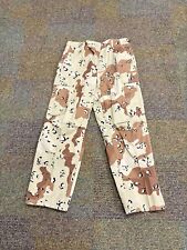 VTG US Army Military Pants Medium Chocolate Chip Desert Camo Combat Trousers picture