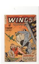 Wings Comics 108 VG/F Fiction House 1949 picture