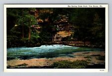 Van Buren MO-Missouri, Big Spring State Park Vintage Souvenir Postcard picture