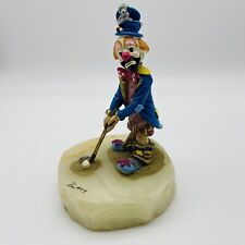 RON LEE VINTAGE 1989 TEE FOR TWO CLOWN HOBO FIGURINE GOLFING 1000/2500 picture
