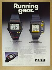 1987 Casio 30 Lap Memory & Pulse Check Watches vintage print Ad picture