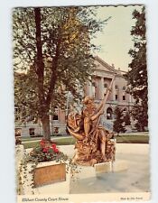 Postcard Elkhart County Courthouse Goshen Indiana USA picture