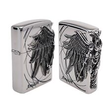 Zippo lighter KR Exclusive Custom/ Amazon Emblem Silver HP Chrome Free 4 Gifts picture
