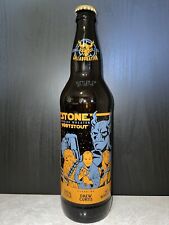 STONE FARKING WHEATON W00TSTOUT 2016 EMPTY Beer Glass BTL w/Cap 1pt. 6oz. picture