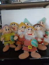  All Seven Dwarfs 12 Inch Plushies From 1997 Advertising The SnowWhite Movie picture