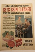 1950’s Lifebuoy Bar Soap Magazine Print Ad picture