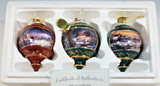 Bradford Editions Terry Redlin Christmas Ornament Heirloom Porcelain Collection3 picture