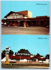 c1950's Baker's Colonial Cafeteria Restaurant Multiview Des Moines Iowa Postcard picture