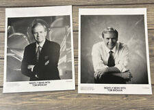 Vintage 1997 NBC Nightly News with Tom Brokaw Set of 2 Photos  picture