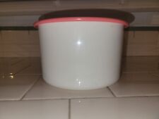 Vintage Tupperware One Touch Bowl with Red Lid picture