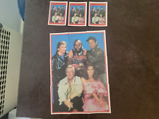 (3 Sets) 1983 A-Team Complete 12 Sticker Set picture