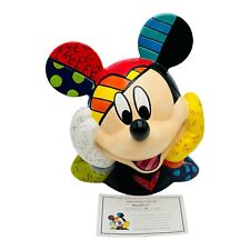 Disney Romero Britto Mickey Mouse Head Cookie Jar LE 101/2000 With COA picture