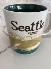 Starbucks Seattle Mt Rainier Global Icon Collector Series 2011 Coffee Mug 16oz picture