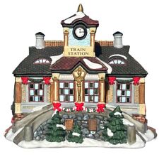 Grandeur Noel Victorian Train Village Station Christmas 1999 Trains Holiday picture