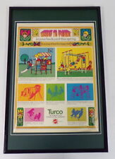 1971 Mattel Turco Dr Seuss Hoos Framed 11x17 ORIGINAL Vintage Advertising Poster picture