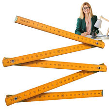 Wooden Folding Ruler 1 Meter Wood Measuring Ruler For Carpenters Drawing Tools picture