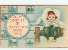 Divided-Back CHILDREN SCENE Great Postcard : make an offer AA5724 picture