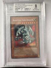 YuGiOh Blue-Eyes Toon Dragon MRL-E000 Secret Rare 1st Edition BGS 8 NM-MT picture