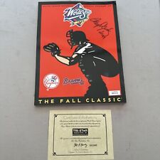ROGER CLEMENS  Signed World Series Program AUTO Yankees COA Tristar picture