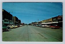 Hartshorne OK-Oklahoma, Pennsylvania Avenue, Vintage c1969 Postcard picture