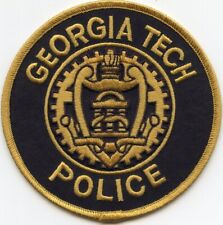 GEORGIA TECH UNIVERSITY gold and black CAMPUS POLICE PATCH picture