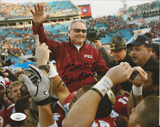 Bobby Bowden REAL SIGNED Photo JSA COA Autographed Football Coach Florida State picture