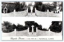 Teutopolis Illinois IL Postcard Wayside Shrines Multiview 2001 RPPC Photo picture