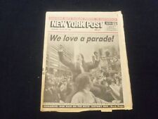 1986 OCTOBER 29 NEW YORK POST NEWSPAPER - N.Y. METS WORLD SERIES PARADE- NP 6074 picture