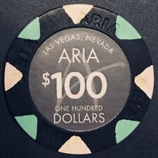 $100 Aria Casino Chip - Las Vegas, Nevada - Poker, Roulette picture