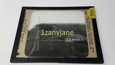 HISTORIC Magic Lantern GLASS Slide PAZ MISSISSIPPI DELTA NORTH FROM PILOTS TOWER picture