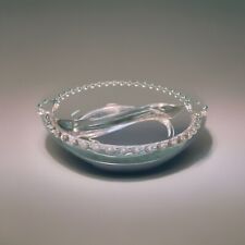 Candlewick Design Clear Glass Relish Candy Separated Dish 6 in diameter  Vintage picture