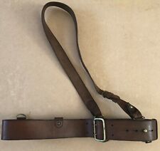 Sam Browne Belt Leather Genuine Vintage Army Issue Officers  picture