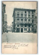 1906 Hotel Helvetia Building Florence Switzerland Antique Unposted Postcard picture