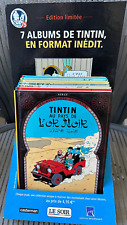Hergé Tintin Au Pays de l'Or Noir 7 Albums de Tintin Le Soir EO new RARE picture