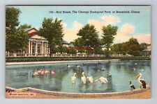 Brookfield, IL-Illinois, Chicago Zoological Park Bird House , Vintage Postcard picture