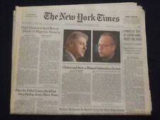 1998 SEP 20 NEW YORK TIMES NEWSPAPER -CLINTON TAPE SHOWS REGRET & ANGER- NP 7130 picture