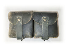 WWII Italian Leather Carcano Ammunition Pouch M1891 picture