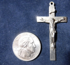 Vintage Nun's Sterling Silver Crucifix Engraved picture