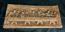 Vnt Chalkware 3D The Last Supper Wall Hanging Mich Artistic Creation Detroit 23” picture
