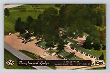 Shreveport LA-Louisiana, Tanglewood Lodge, Antique Vintage Souvenir Postcard picture