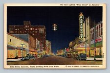 Best Lighted Main Street in America, Paramout Theater - Amarillo, Texas Postcard picture