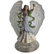 Bradford Exchange Celtic Melodies Angel Figurine 6th Issue Celtic Crystal Blessi picture