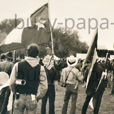 1967 Abraham Lincoln Memorial Anti Vietnam War Protest Texas Flag Photograph #1 picture