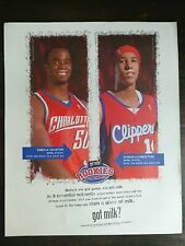 2005 NBA Rookies Shaun Livingston & Emeka Okafor Got Milk? Original Ad 1221 A2 picture