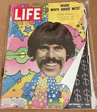Life Magazine Cover Only Original Rare Vtg 1960s Peter Max Art Psychedelic Pop picture