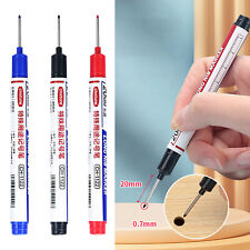 Long Head Deep Hole Carpenter Ink Marker Pens Upgrade Construction Tool 8ml picture